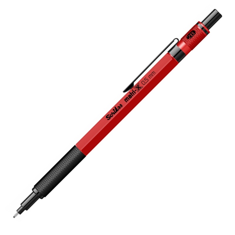 Scrikss Matri-X 0.5mm Mechanical Pencil – Red