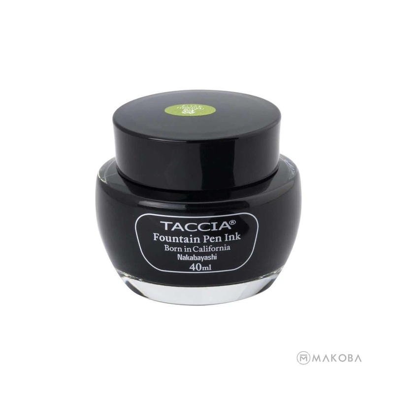 Taccia Sunao-Iro Uguisu Ink Bottle, Olive Green – 40ml