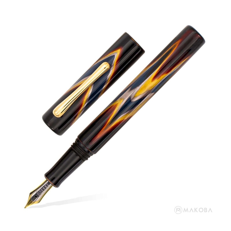 Taccia Ukiyo-E Fountain Pen, Koiai (Blue) – 14K Gold Nib