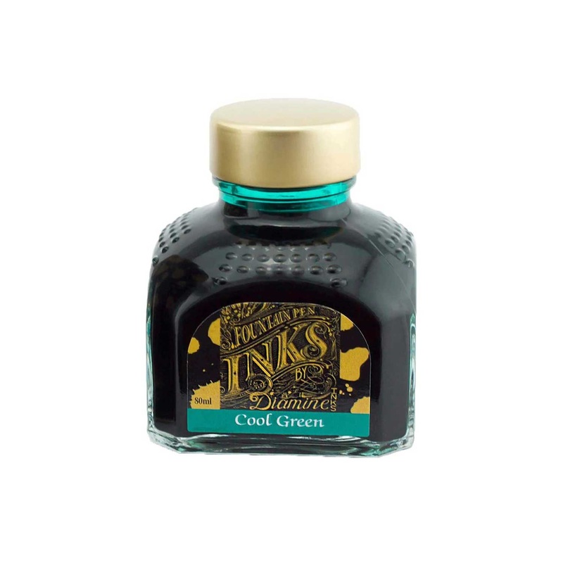 Diamine Cool Green Ink Bottle – 80ml