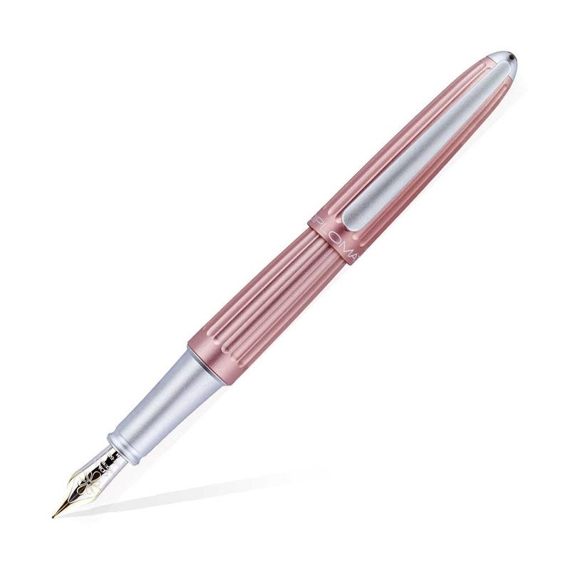 Diplomat Aero 14K Gold Fountain Pen – Antique Rose