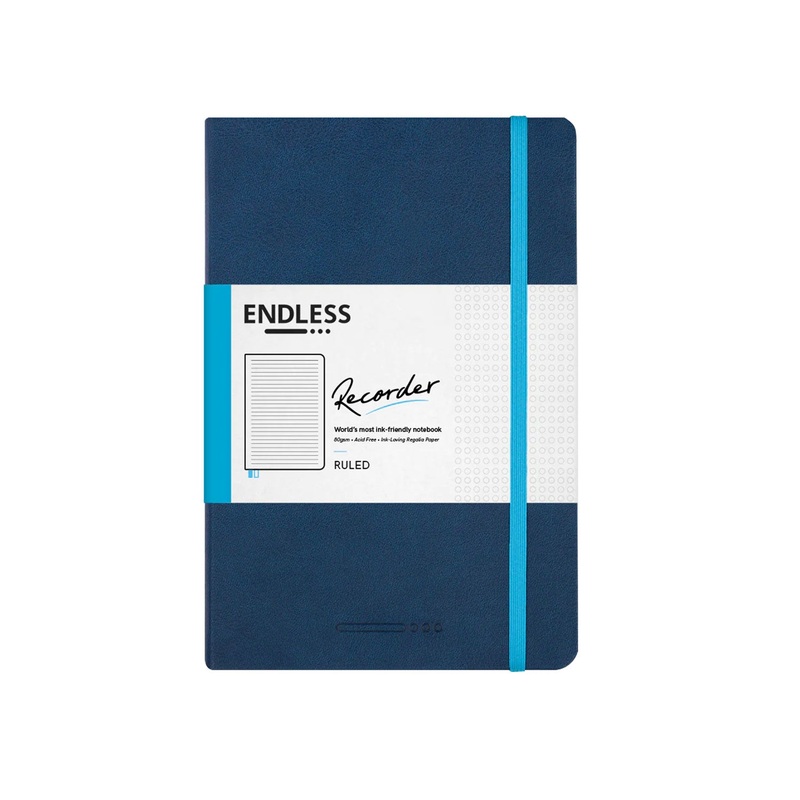 Endless Recorder Deep Ocean Regalia Notebook – A5, Ruled