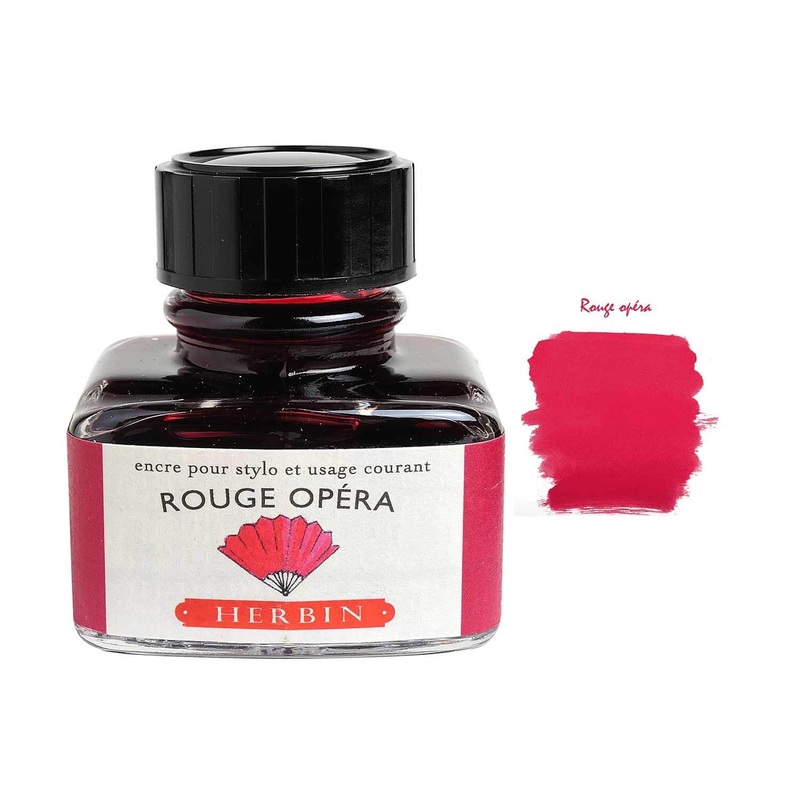 J. Herbin Rouge Opera Ink Bottle – 30ml