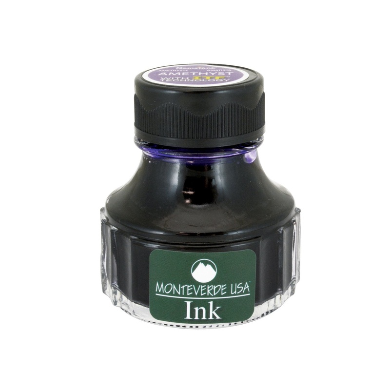 Monteverde Gemstone Amethyst Ink Bottle, Purple – 90ml
