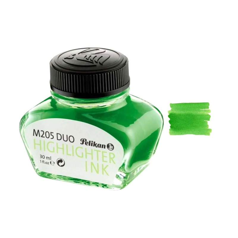 Pelikan Duo Highlighter Ink Bottle, Green – 30ML