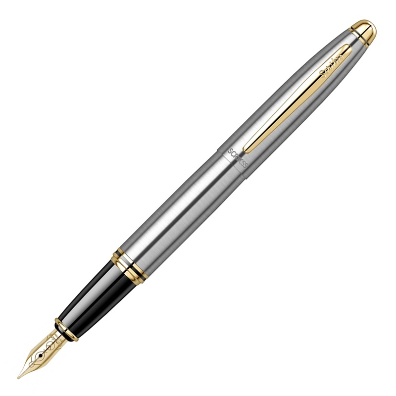 Scrikss Knight 88 Fountain Pen – Chrome GT