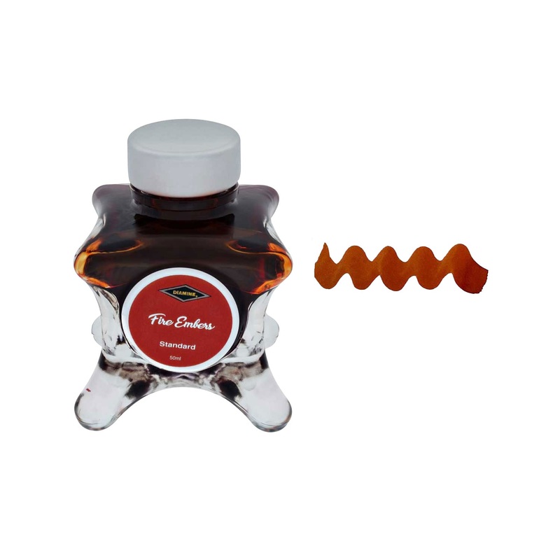 Diamine Inkvent Standard Ink Bottle, Fire Embers – 50ml