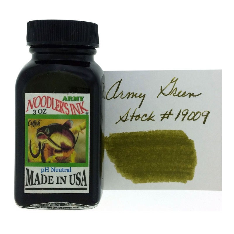 Noodler’s 19009 Army Ink Bottle, Green – 88ml