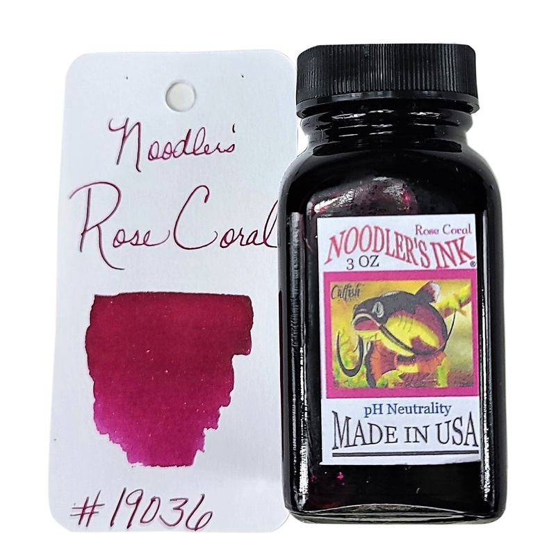 Noodler’s 19036 Rose Coral Ink Bottle, Pink – 88ml