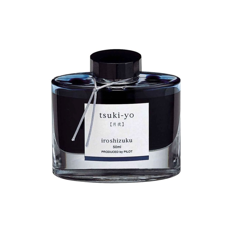 Pilot Iroshizuku Ink Bottle, Tsuki Yo (Dark Blue) – 50ml