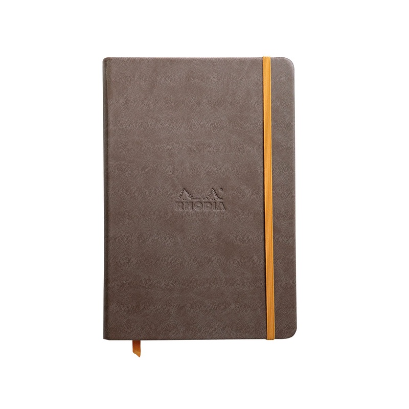Rhodiarama Hard Cover Chocolate Notebook – A5, Ruled