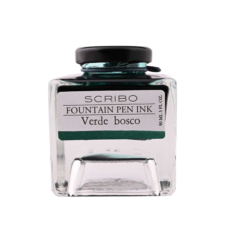 Scribo Verde Bosco Ink Bottle, Green – 90ml