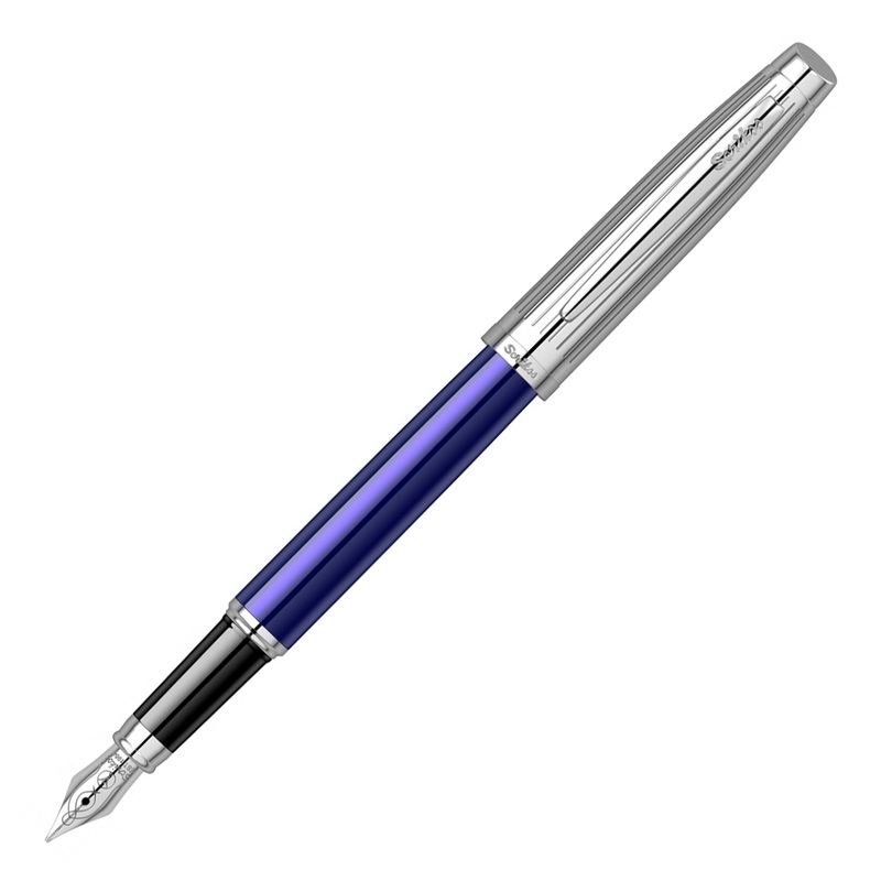 Scrikss Oscar 39 Fountain Pen – Navy Blue CT