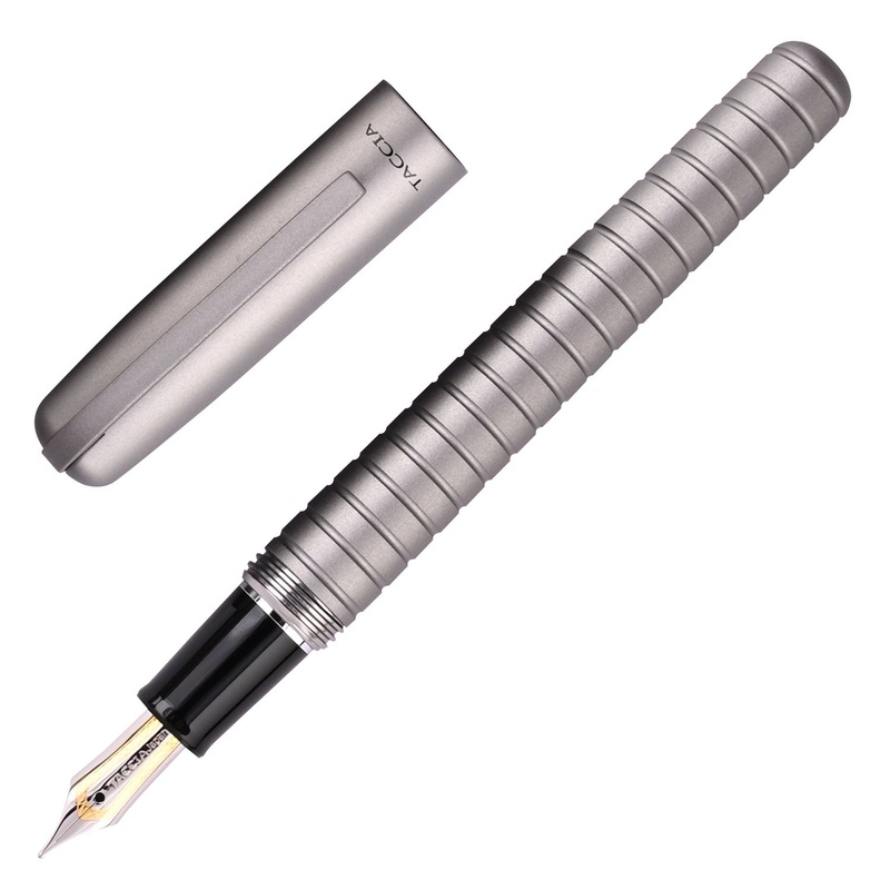 Taccia Pinnacle Fountain Pen – Graphite Gray