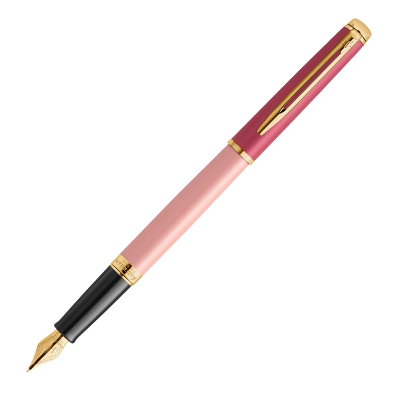 Waterman Hemisphere Colour Blocking Fountain Pen – Pink GT