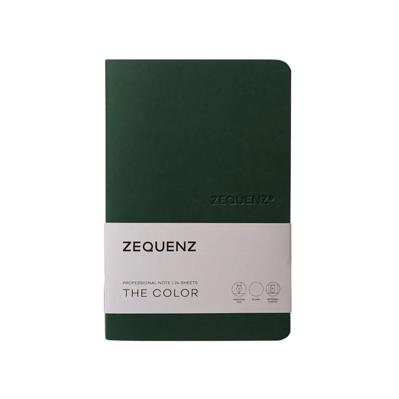 Zequenz Color Notebook, Emerald – A5, Ruled