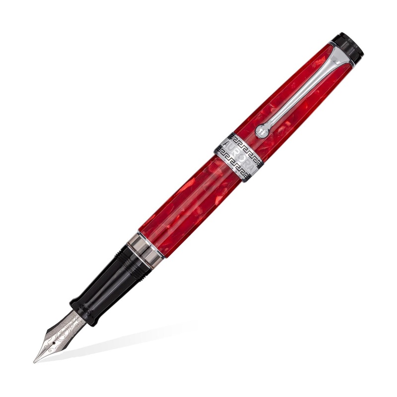 Aurora Optima Auroloide Fountain Pen – Red