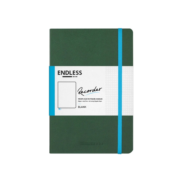 Endless Recorder Forest Canopy Regalia Notebook – A5, Plain
