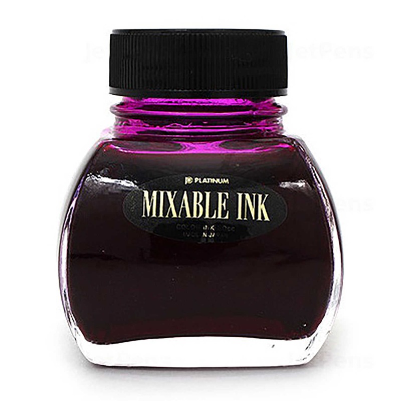 Platinum Mixable Silky Purple Ink Bottle, Purple – 60ml