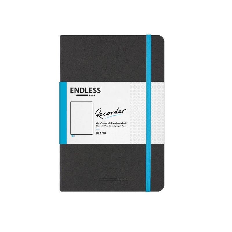 Endless Recorder Infinite Space Black Regalia Notebook – A5, Plain