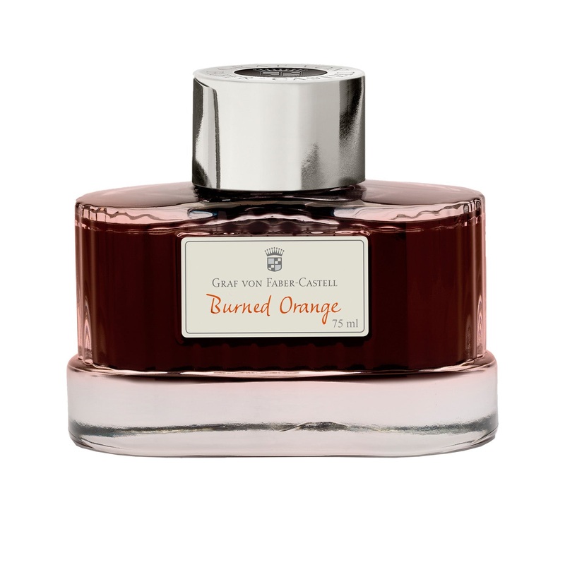 Graf Von Faber-Castell Burned Orange Ink Bottle – 75ml