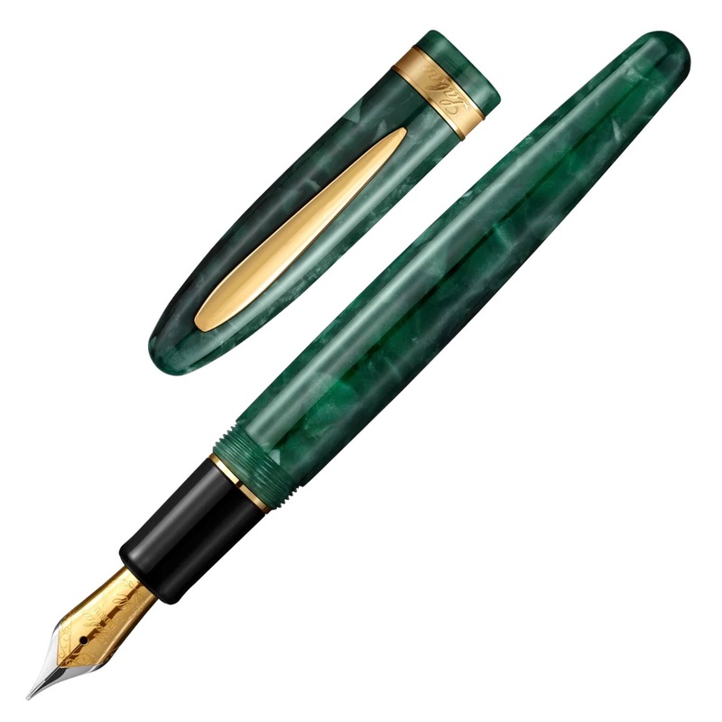 Laban Taroko Fountain Pen – Emerald Green GT
