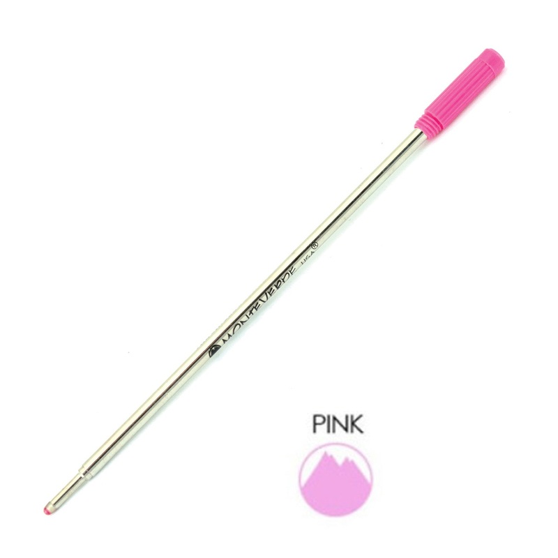 Monteverde Ball Pen Refill for Cross – Medium – Pink – Pack of 2