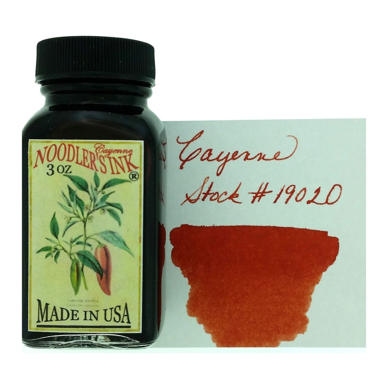 Noodler’s 19020 Cayenne Ink Bottle, Red – 88ml