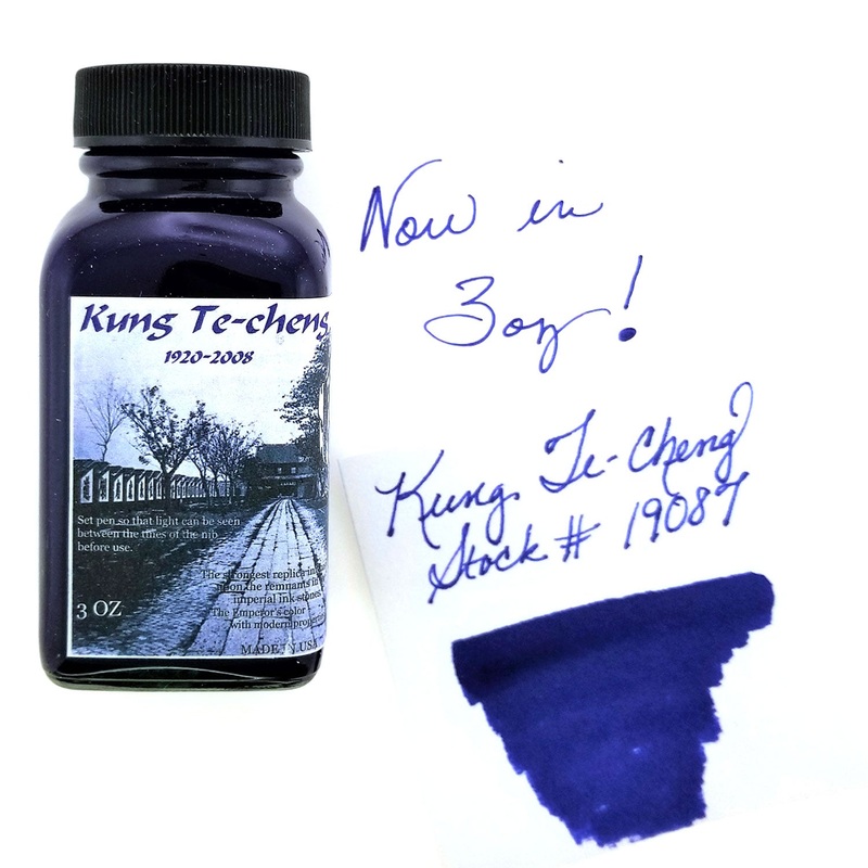 Noodler’s 19087 Kung te Cheng Ink Bottle, Blue – 88ml