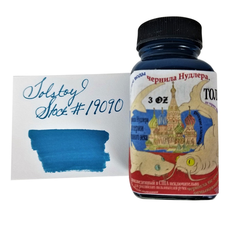 Noodler’s 19090 Tolstoy Ink Bottle, Turquoise – 88ml