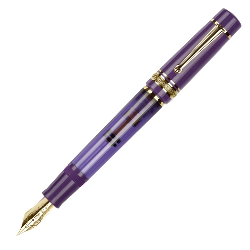 Delta Mid Size Plus Limited Edition No.8 Fountain Pen – Majestic Purple GT