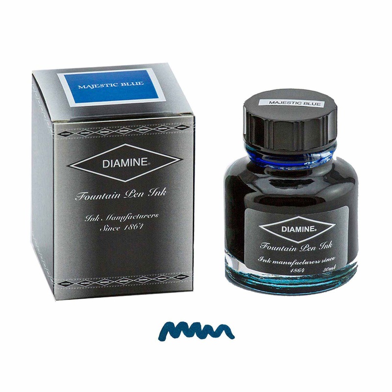 Diamine Majestic Blue Ink Bottle – 30ml