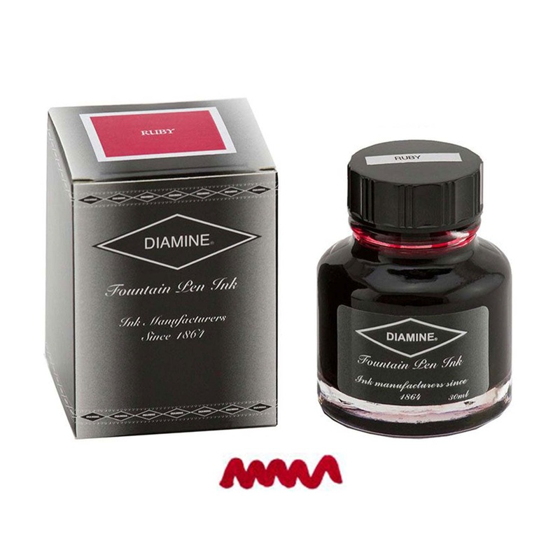 Diamine Ruby Ink Bottle – 30ml