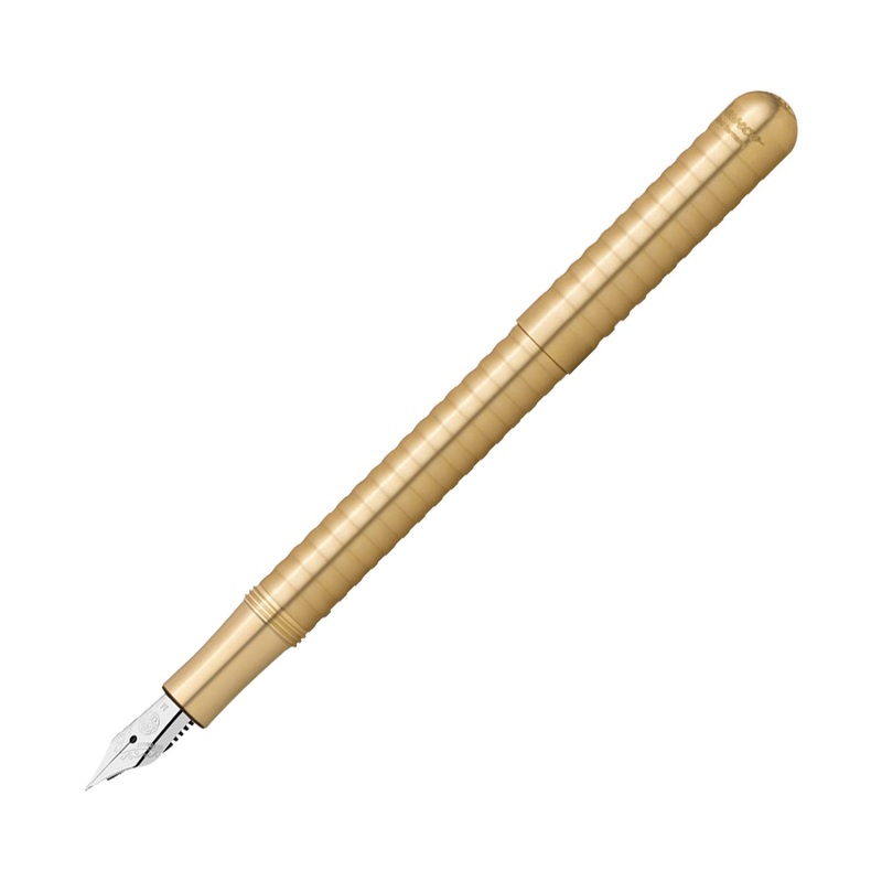 Kaweco Liliput Fountain Pen with Optional Clip – Eco Brass Wave