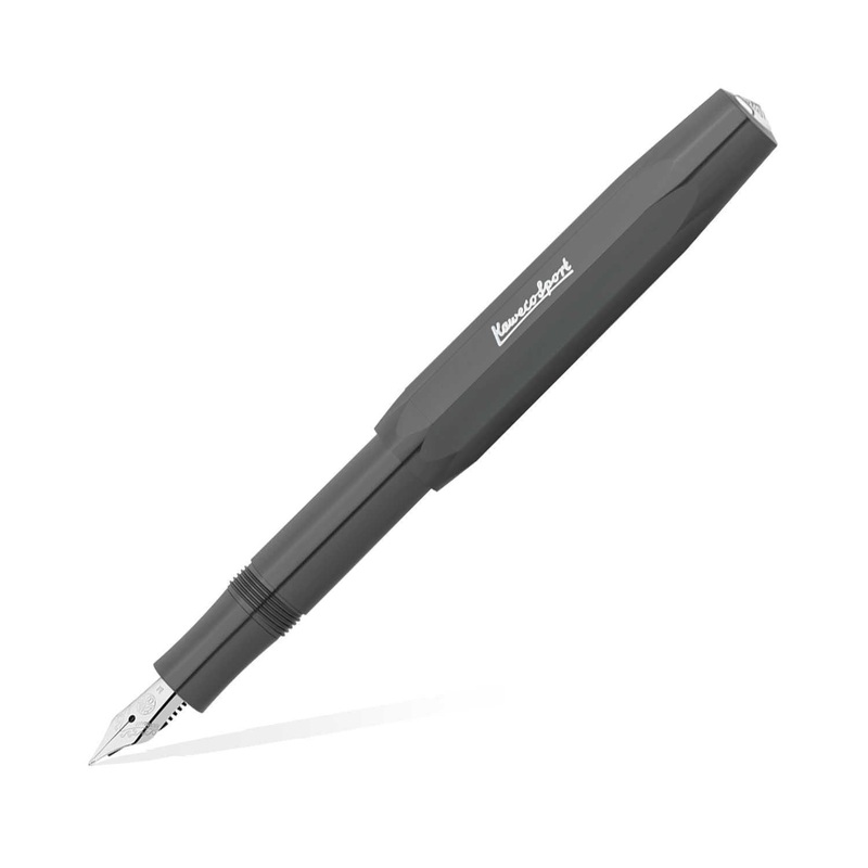 Kaweco Skyline Sport Fountain Pen with Optional Clip – Grey