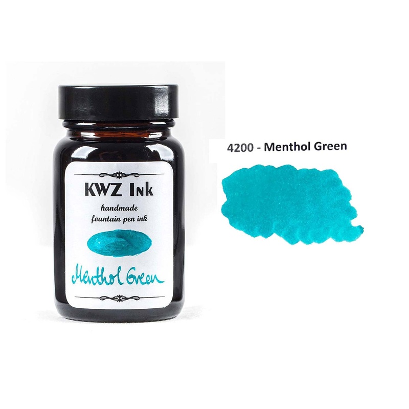 KWZ Standard Menthol Green Ink Bottle, Turquoise – 60ml