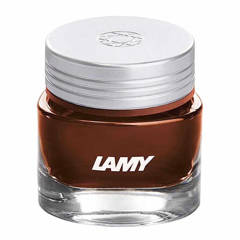 Lamy T53 Crystal Topaz Ink Bottle, Brown – 30ml