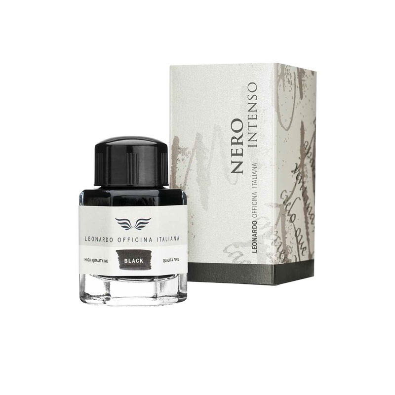 Leonardo Nero Intenso Ink Bottle, Black – 40ml