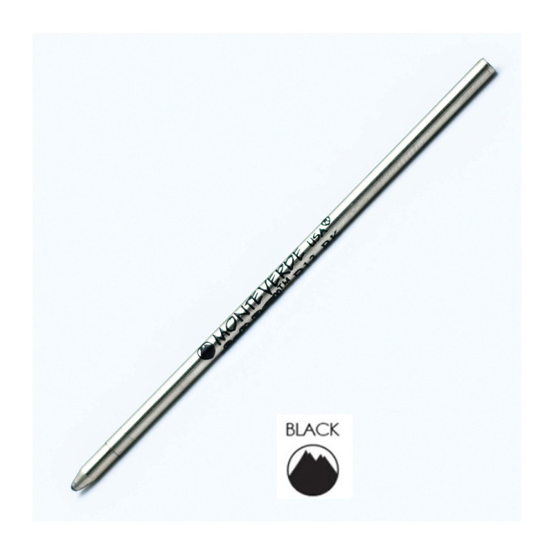 Monteverde Mini Ball Pen Refill for Multi Pen – Medium – Black – Pack of 4