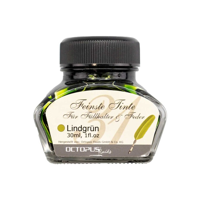 Octopus Classic Lindgrun Ink Bottle, Lime Green – 30ml