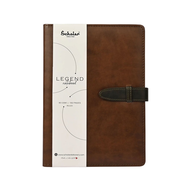 Scholar Legend Coffee Notebook – A6, Ruled