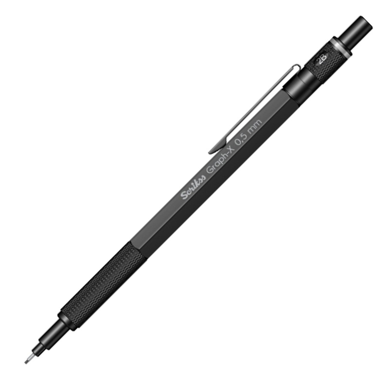Scrikss Graph-X 0.5mm Mechanical Pencil – Matte Black