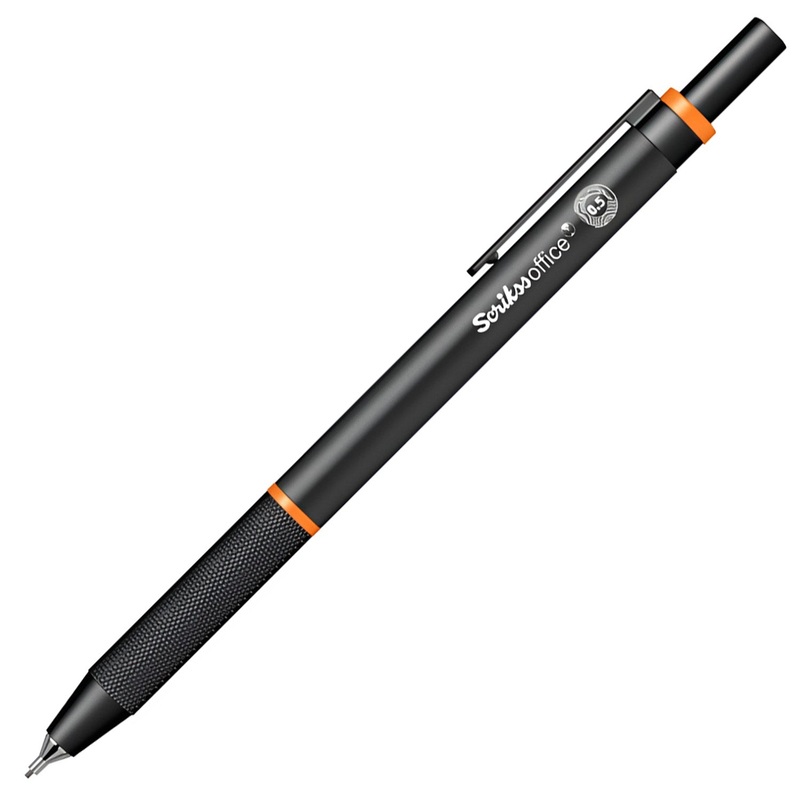 Scrikss Twist 0.5mm Mechanical Pencil – Orange Line BT