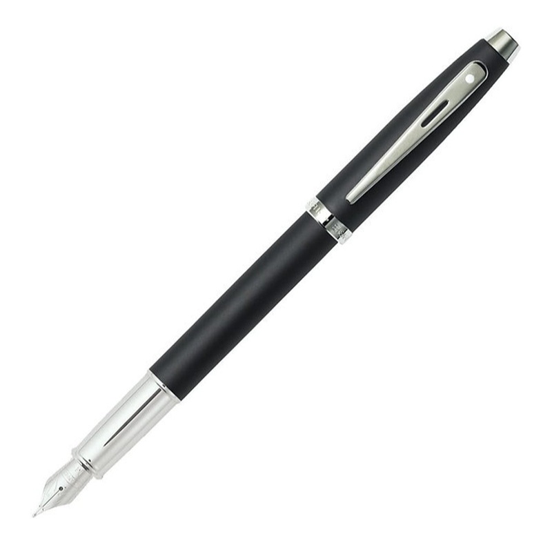 Sheaffer 100 Fountain Pen – Matte Black CT