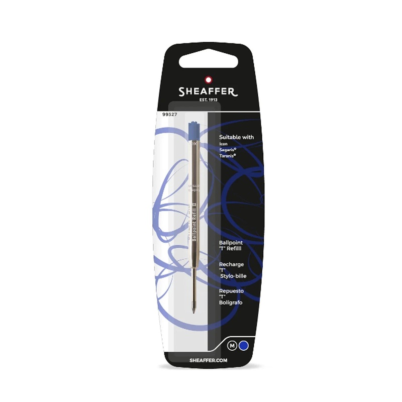 Sheaffer Ball Pen Refill “T” Style – Blue – Medium