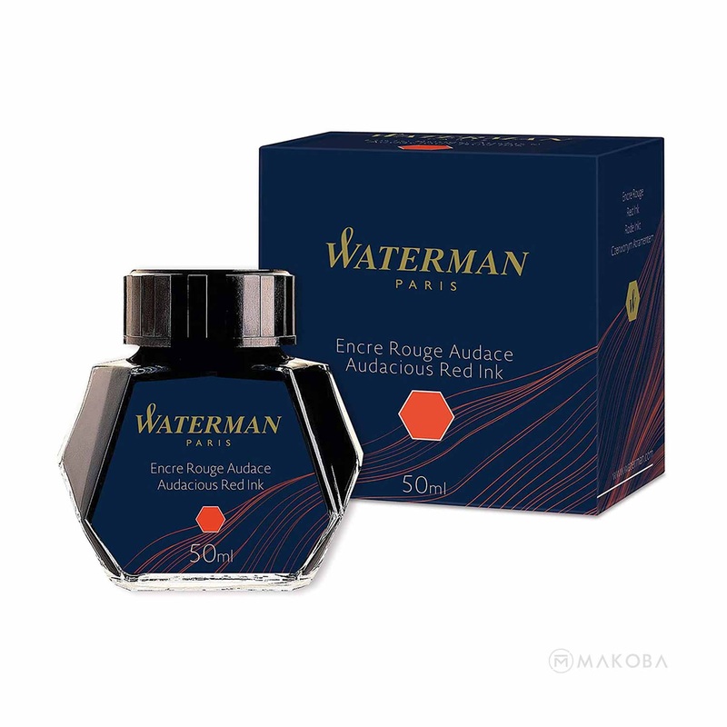 Waterman Audacious Red Ink Bottle – 50ml