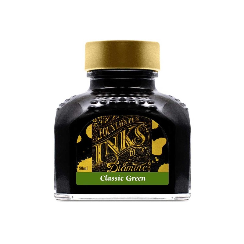 Diamine Classic Green Ink Bottle – 80ml