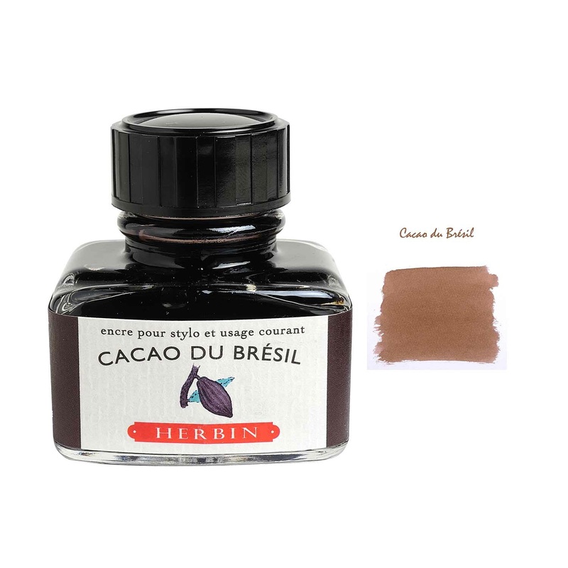 J. Herbin Cacao Du Bresil Ink Bottle – 30ml