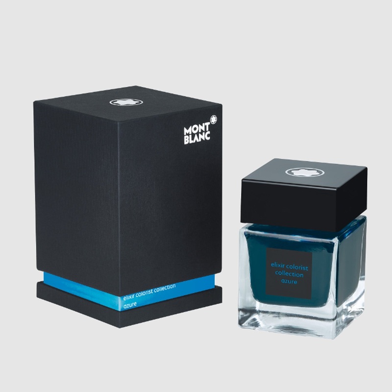 Montblanc Elixir Colorist Ink Bottle, Azure Blue – 50ml