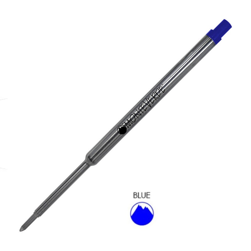 Monteverde Ceramic Gel Ball Pen Refill for Waterman – Fine – Blue – Pack of 2